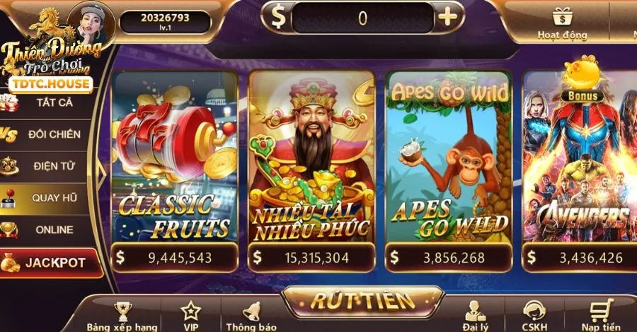 Video slot c54 bet với chủ đề phiêu lưu
